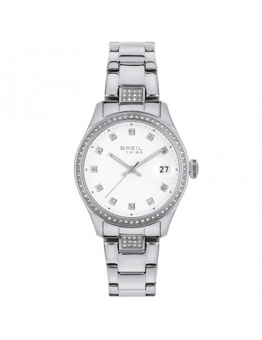 Breil Tribe Watch - Silver - 32mm - White - Crystals - EW0708