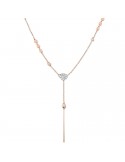 Buonocore - Dew Necklace in 18k Rose Gold with Drop Pendants and Natural Diamonds 0.26 ct - 0