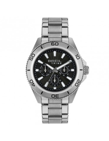 Breil Watch - Challenge - Multifunction - Silver - 42mm-Black-EW0709
