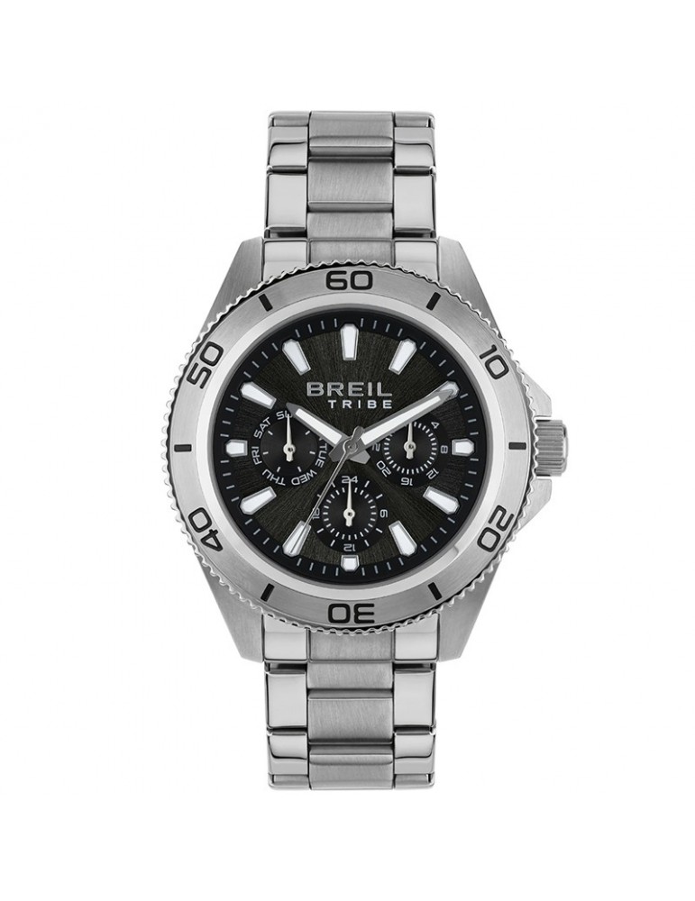 Orologio Breil - Challenge - Multifunzione - Silver - 42mm-Nero-EW0709