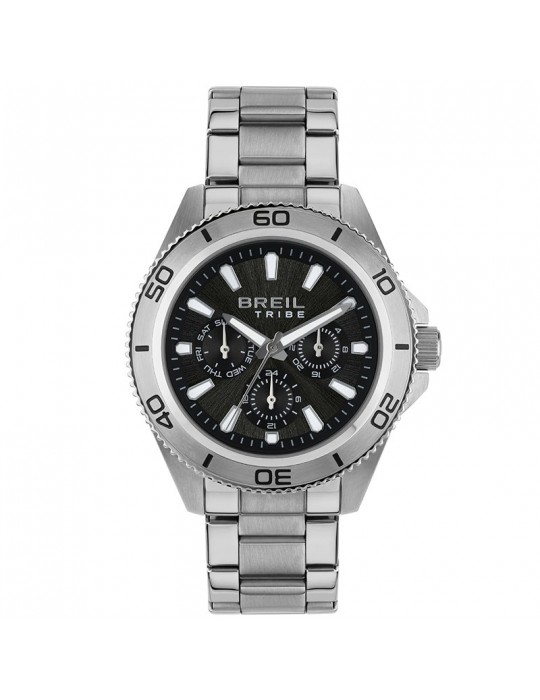 Breil Watch - Challenge - Multifunction - Silver - 42mm-Black-EW0709
