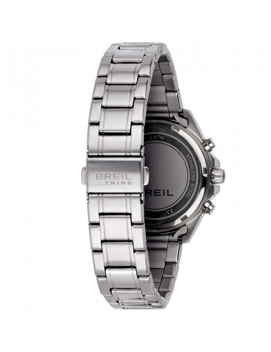 Breil Tribe Watch - Grow Up - Chronograph - Silver -37mm-Black-EW0712