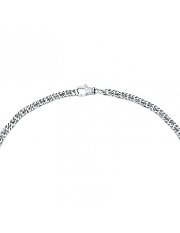 Collana Maserati da Uomo - Jewels-in Acciaio 316L-Targa Blu-JM221ATY02 2