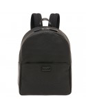 Zaino Pineider - Daily in Nylon e Pelle di Vitello Liscia Nero - PDNL005056