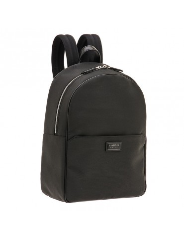 Zaino Pineider - Daily in Nylon e Pelle di Vitello Liscia Nero - PDNL005056 2