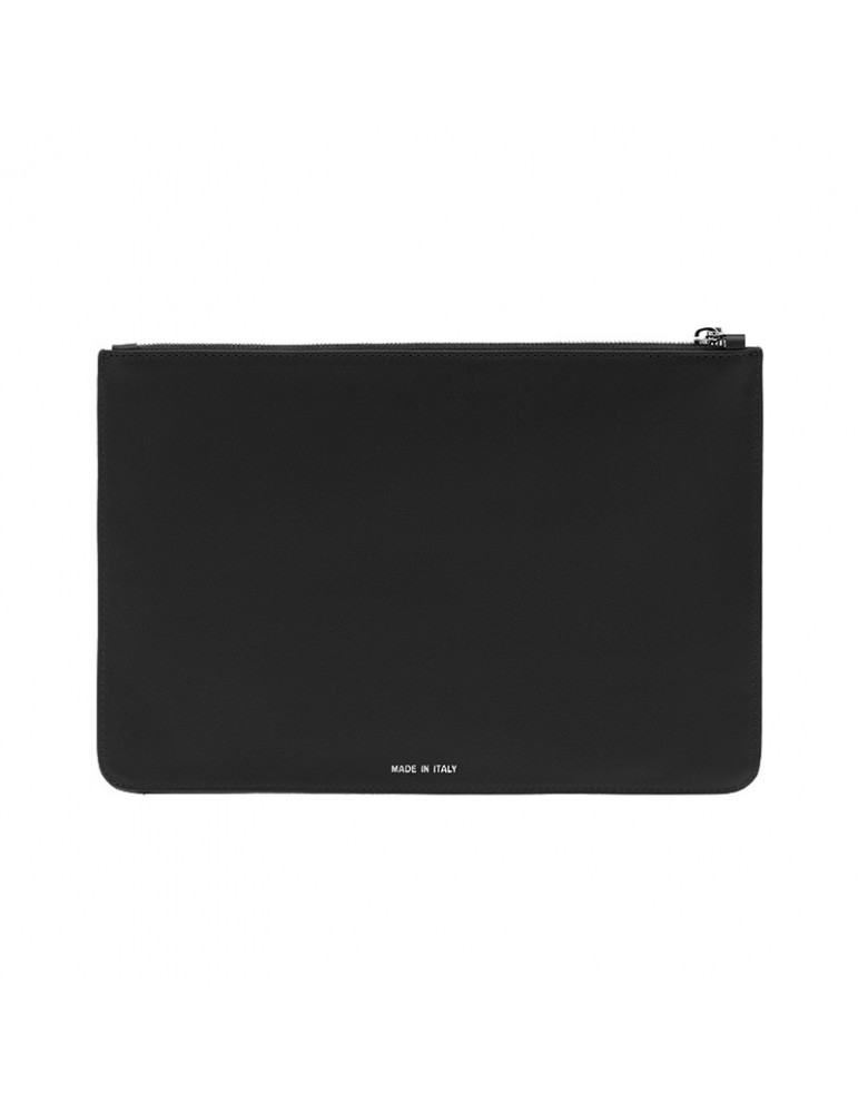Pouch Medium Pineider - Daily in Black Smooth Calfskin - 0