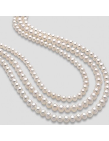 Bracciale Miluna - Perle Freshwater 7 - 7,5 mm - Chiusura in Oro - 1MPE77517NL583