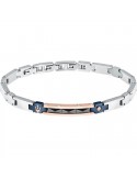 Bracciale Maserati - Ceramic - Elementi Neri -Tridente Rosè-JM224ATZ38