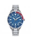 Orologio Breil Tribe - Overhand - Silver - 39mm - Blu e Rosso - EW0717