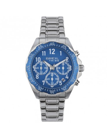 Orologio Breil Tribe - Grow Up - Cronografo - Silver - 37mm - Blu - EW0719
