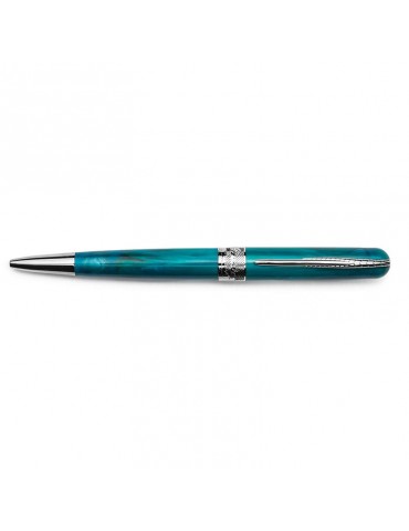 Pineider Ballpoint Pen - Avatar UR Marble in Ultraresin - Abalone Green - 0 2