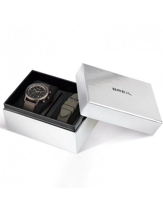 Special Pack Orologio Breil con Cinurino-Six.3.Nine-44mm-Metal Gun-TW2047