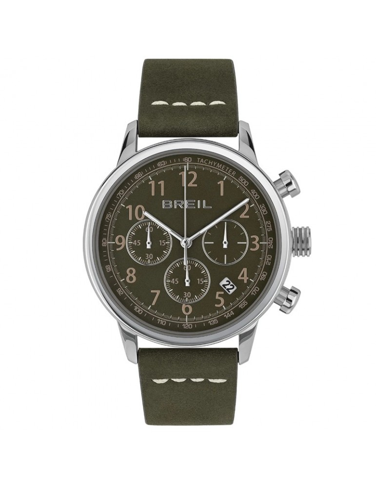 Breil Watch - Outrider - Chronograph - 41mm - Green Khaki - TW2059