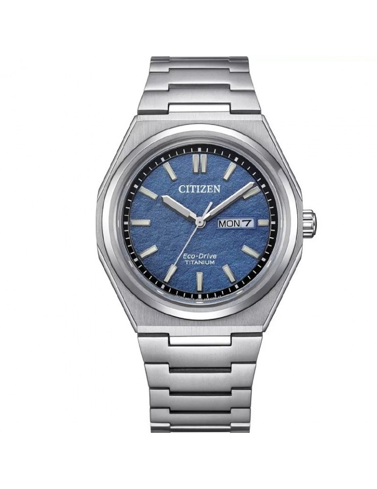 Orologio Citizen - Super Titanium Eco-Drive 39,5mm Azzurro - AW0130-85L