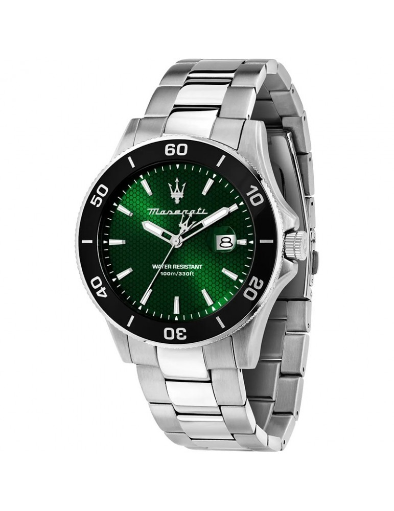 Orologio Maserati - Competizione - Silver - 43mm - Verde - R8853100038