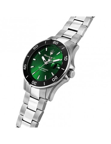 Orologio Maserati - Competizione - Silver - 43mm - Verde - R8853100038 2