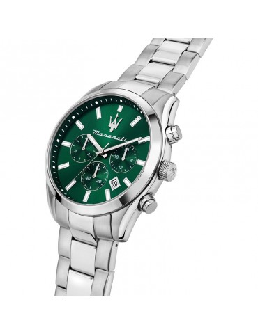 Special Pack Orologio Maserati-Attrazione-Silver-43mm-Verde-R8853151017 2