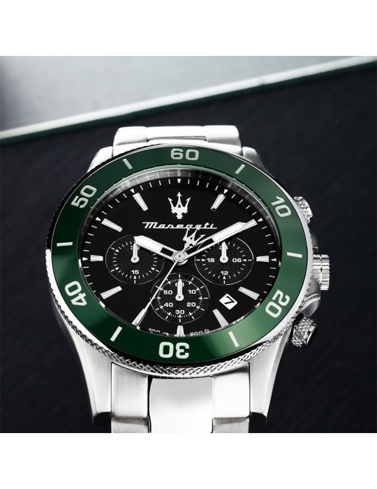 Orologio Maserati-Competizione-Cronografo-Silver-43mm-Nero-R8873600008