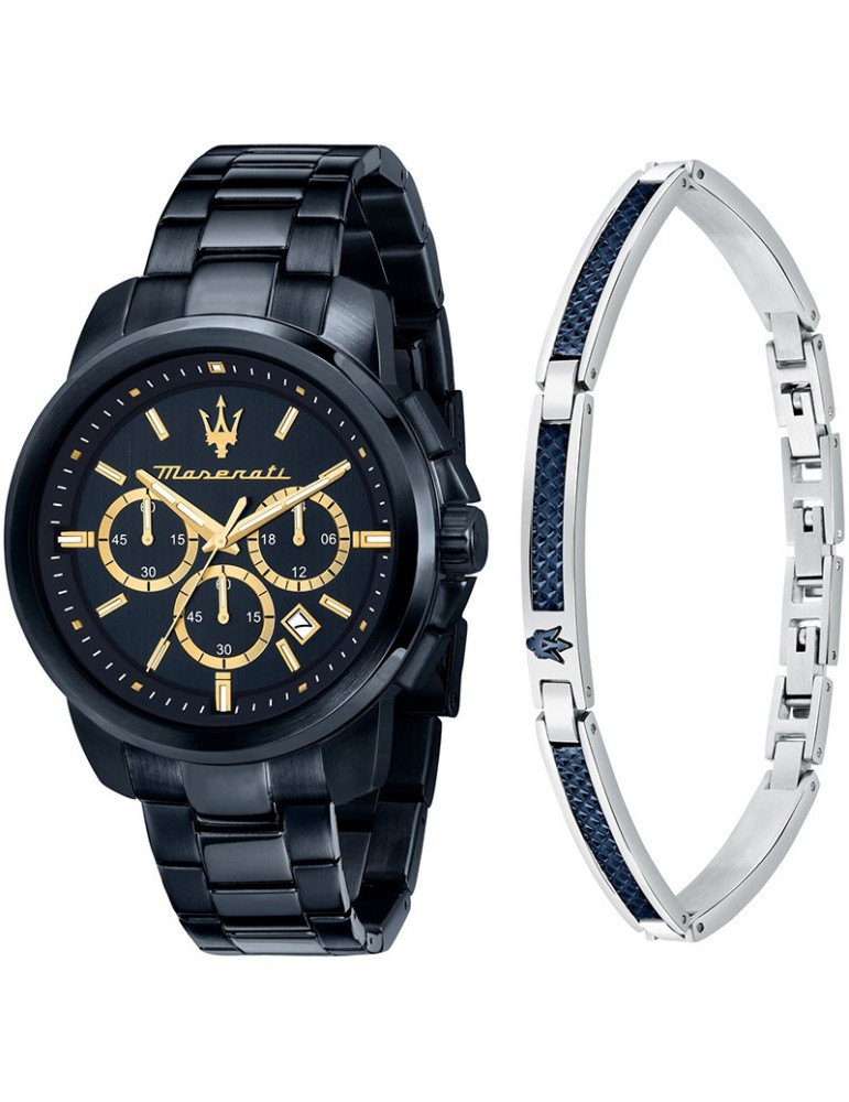 Special Pack Maserati with Bracelet - Successo - 44mm - Blue-R8873621042
