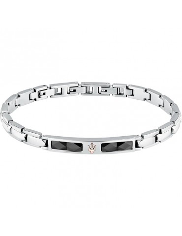Bracciale Maserati - Ceramic - Acciaio - Tridente Rosè - JM224ATZ40