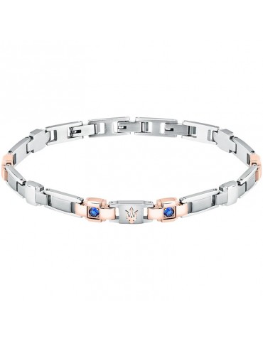 Maserati bracelet-Sapphire-316L steel-Rose Gold-Sapphire-JM224AXO01