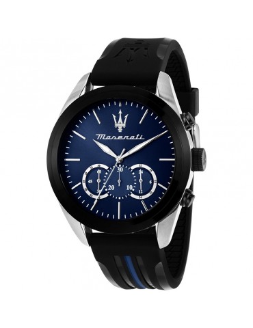 Orologio Maserati - Traguardo - Cronografo - Nero-45mm-Blu-R8871612044