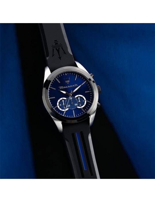 Maserati Watch - Traguardo - Chronograph - Black-45mm-Blue-R8871612044