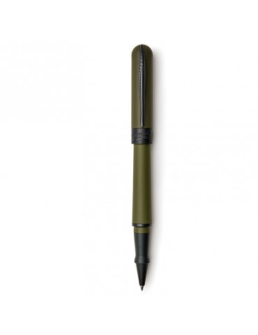 Pineider Rollerball Pen - Avatar UR Matt in Ultraresina - Military Green - 0 2