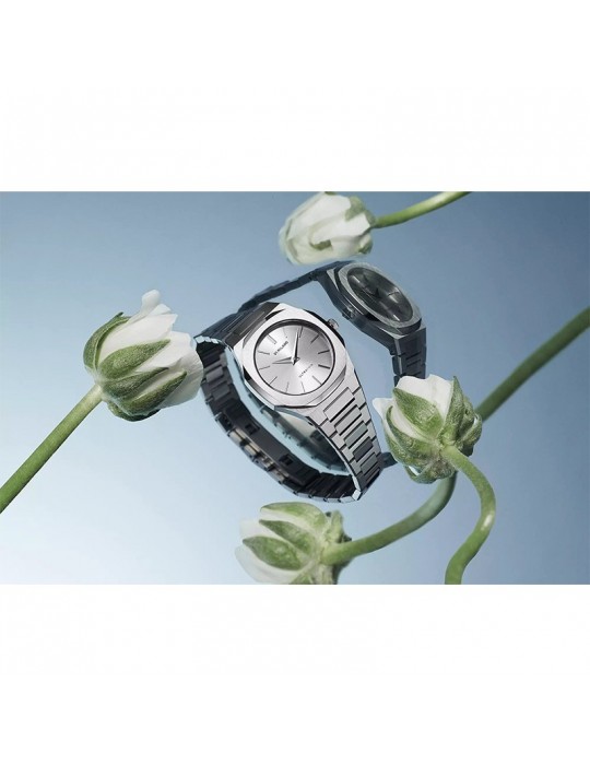D1 Milano Watch - Ultra Thin - Zephyr Silver - 30mm - Silver-UTBL30