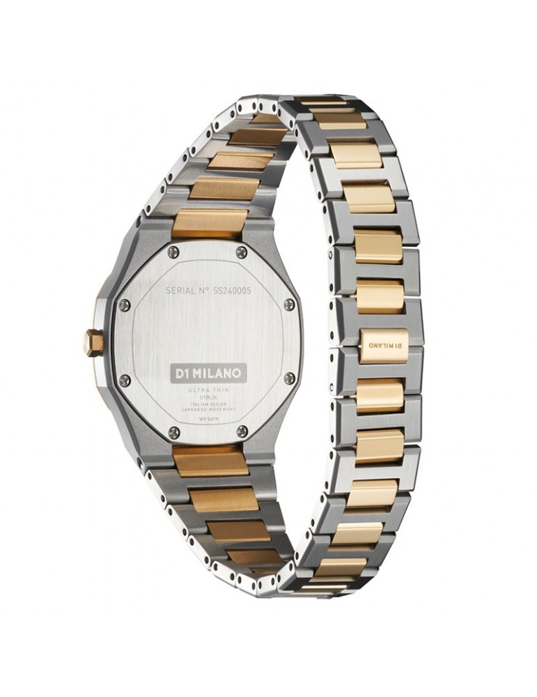 Orologio D1 Milano - Ultra Thin - Edge - 30mm - Silver - Gold - UTBL34