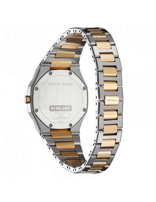 Orologio D1 Milano - Ultra Thin - Edge - 30mm - Silver - Gold - UTBL34