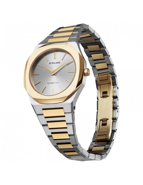 Orologio D1 Milano - Ultra Thin - Edge - 30mm - Silver - Gold - UTBL34