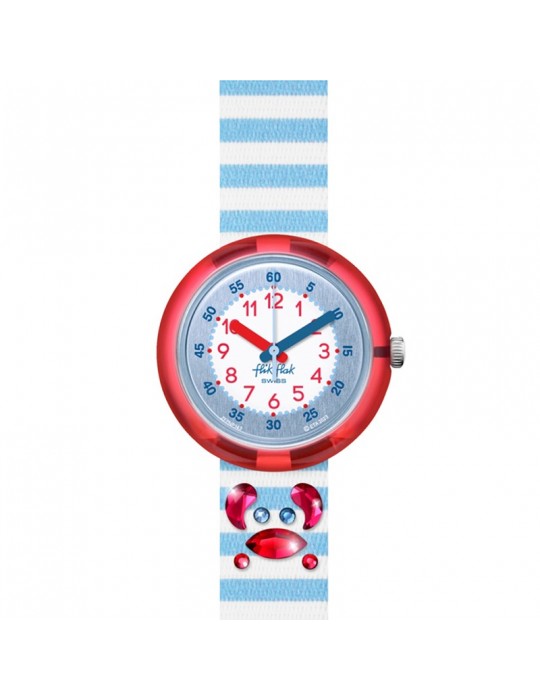 Orologio Flik Flak - Shining Crab - Rosso - 32mm - Granchio - FPNP143