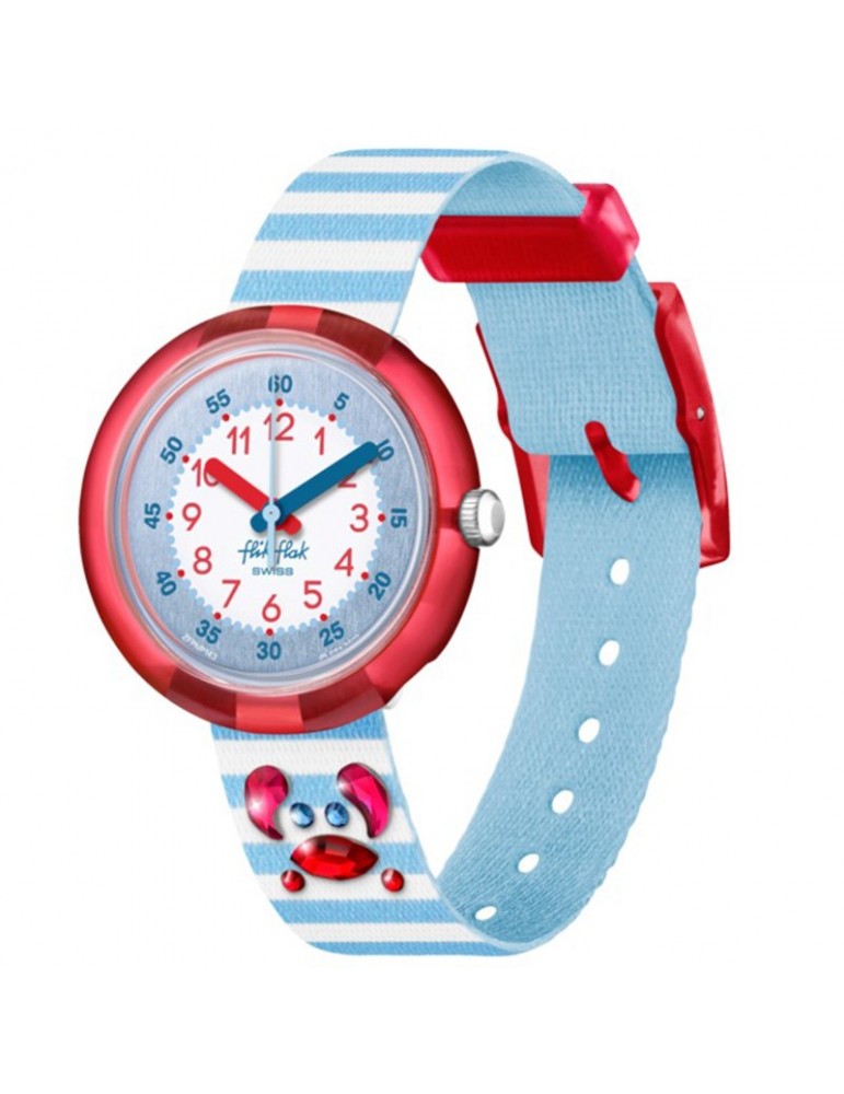 Flik Flak Watch - Shining Crab - Red - 32mm - Crab - FPNP143