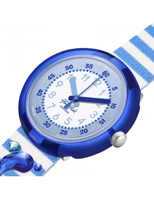 Flik Flak Watch - Shining Dolphin - Blue - 32mm - Dolphin - FPNP147