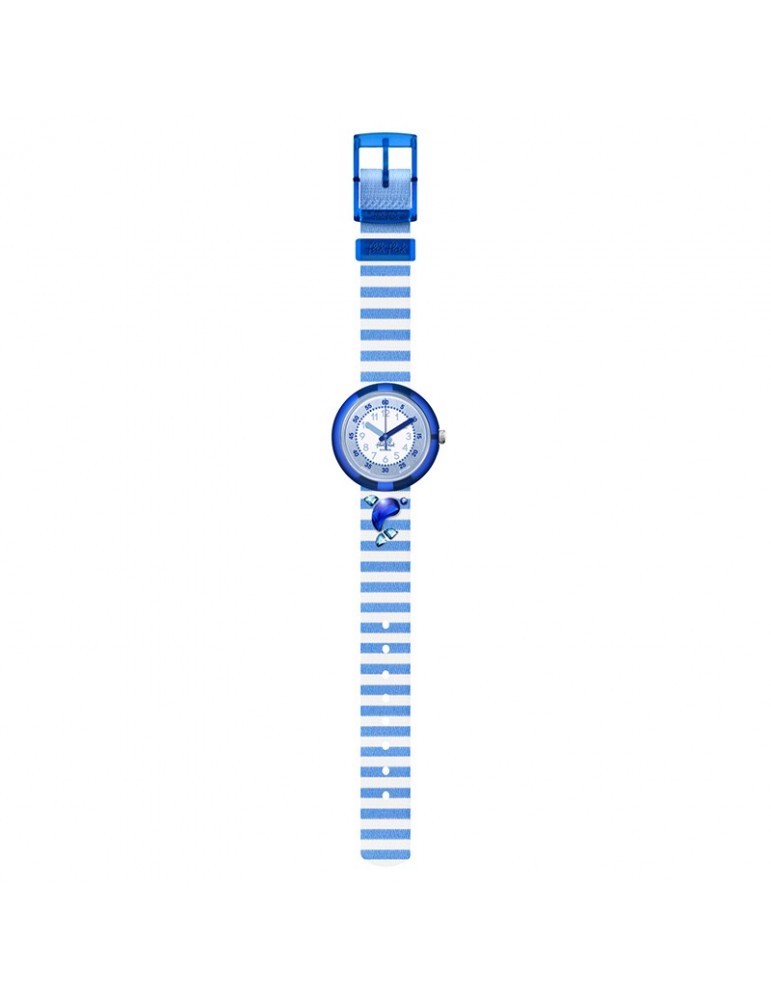 Orologio Flik Flak - Shining Dolphin - Blu - 32mm - Delfino - FPNP147