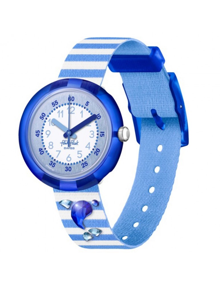 Flik Flak Watch - Shining Dolphin - Blue - 32mm - Dolphin - FPNP147