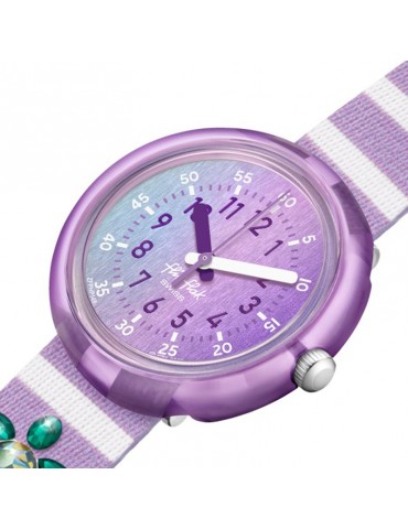 Flik Flak Watch - Shining Turtle - Purple 32mm - Turtle - FPNP148 2
