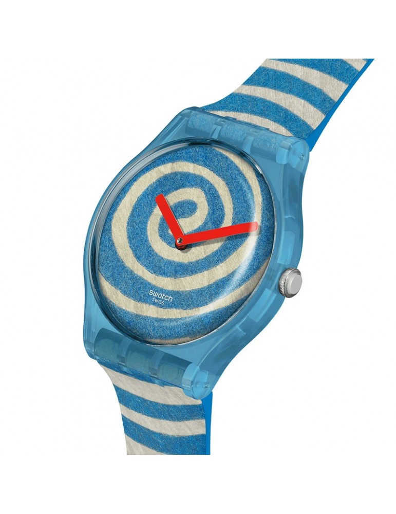 Orologio Swatch -Bourgeois's Spirals - 41mm - Blu - SUOZ364