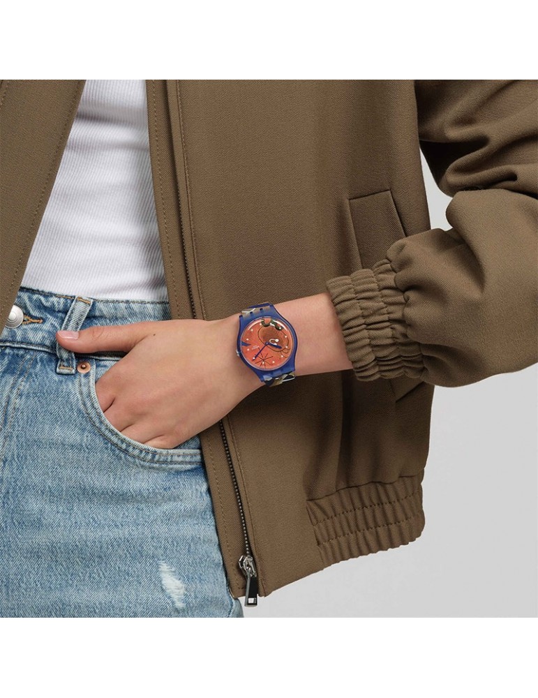 Orologio Swatch - Miro's Women & Bird in The Moonlight - 41mm-SO29Z136