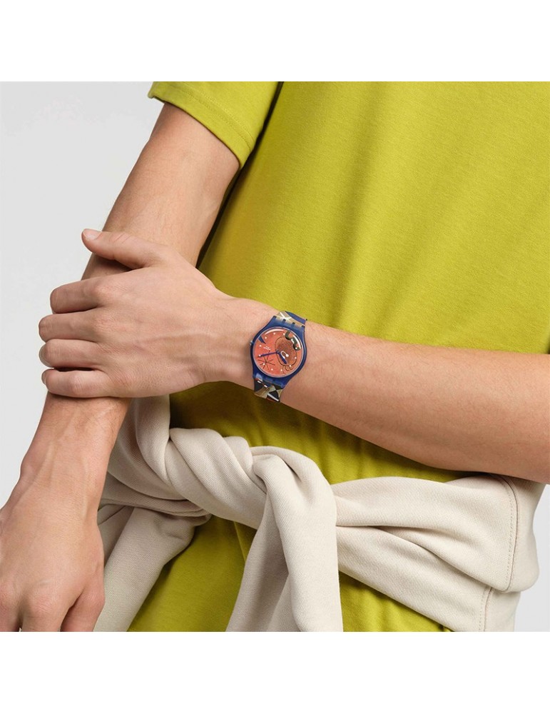 Orologio Swatch - Miro's Women & Bird in The Moonlight - 41mm-SO29Z136