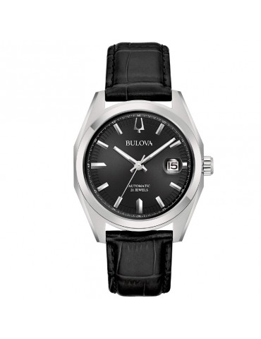 Orologio Bulova Uomo - Surveyor Meccanico Automatico 39mm Nero - 96B435