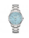 Orologio Bulova Donna - Marine Star Quarzo 36mm Turchese con Bracciale in Acciaio - 96P248