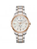 Bulova Women's Watch - Marine Star Quartz 36mm Rose Gold Mother of Pearl with Steel Bracelet - 0