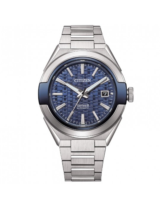 Orologio Citizen Uomo - Serie 8 - 870 Meccanico Automatico 41mm Blu - NA1037-53L