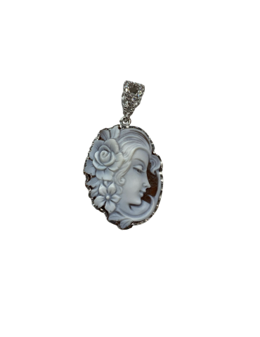 Ciondolo in Argento 925% con Cammeo - 0 2