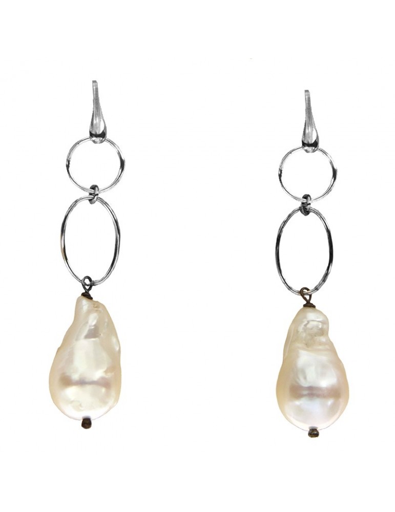 Della Rovere Earrings - Pendants - Hoops - Baroque Pearl - OROV22