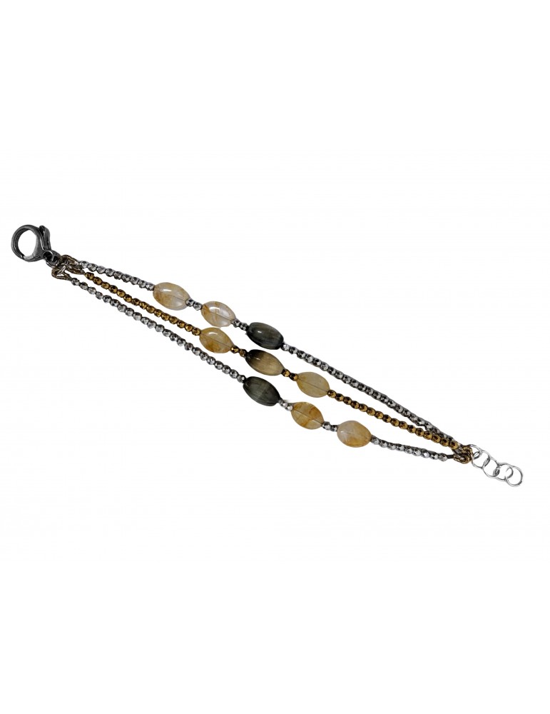 Della Rovere Bracelet - Hematite - Cat's Eye - BRDREMAT080
