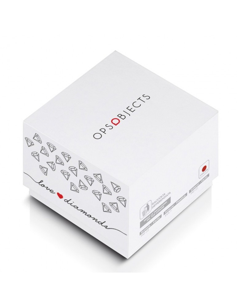 Smartwatch Ops! - Call Love - Multifunzione - Nero -Cristalli - OPSSW40