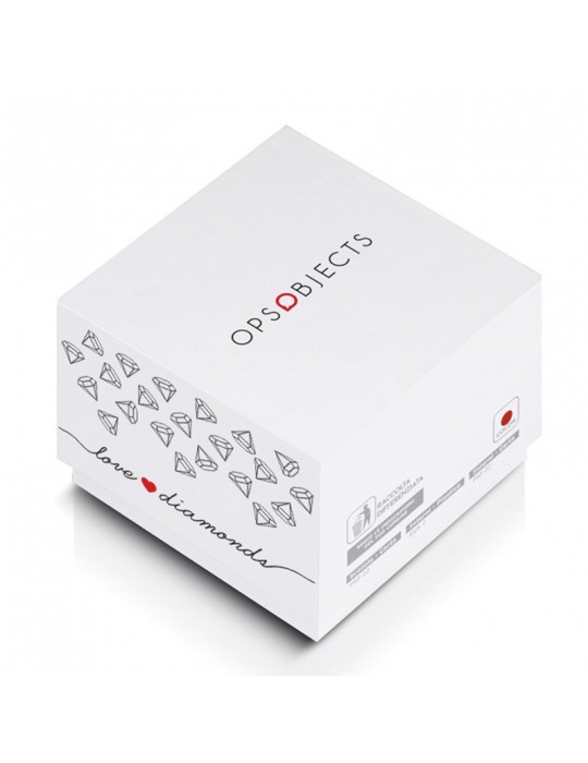 Smartwatch Oops! - Call Love - Multifunction - Black - Crystals - OPSSW40